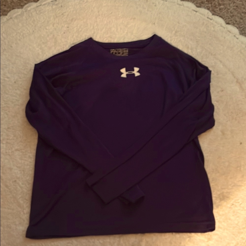 Under Armour Deep Purple Long Sleeve Top
